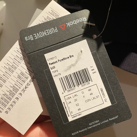 Reebok PureMove Sports Bra - Picture 5 of 5